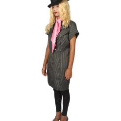 HPO Men's Adult Women GANGSTER'S COSTUME | Grey Cosplay Costume 10 HPO Men's Adult Women GANGSTER'S COSTUME | Grey Cosplay Costume