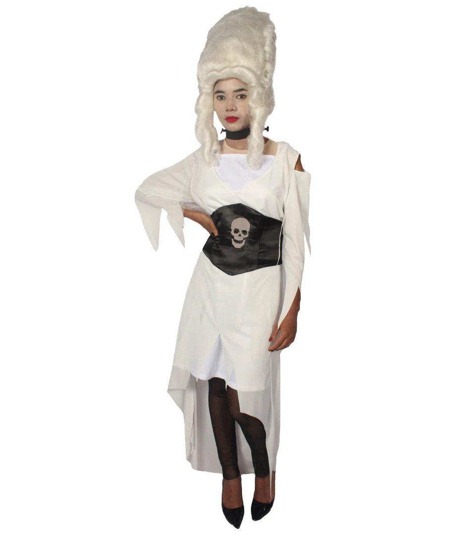 HPO Adult Women Zomie Huncho Costume | White Halloween Costume Men's 1 HPO Adult Women Zomie Huncho Costume | White Halloween Costume Men's
