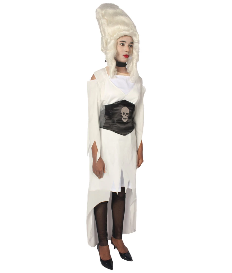 HPO Adult Women Zomie Huncho Costume | White Halloween Costume Men's 6 HPO Adult Women Zomie Huncho Costume | White Halloween Costume Men's