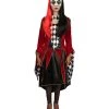 HPO Adult Women GOTHIC VENETIAN Costume | Red & Black Halloween Costume Men's