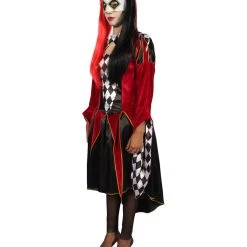 HPO Adult Women GOTHIC VENETIAN Costume | Red & Black Halloween Costume Men's