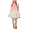 HPO Men's Adult Women ZOMBIE BALLERINA COSTUME | Pink & White Cosplay Costume