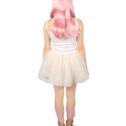 HPO Men's Adult Women ZOMBIE BALLERINA COSTUME | Pink & White Cosplay Costume 10 HPO Men's Adult Women ZOMBIE BALLERINA COSTUME | Pink & White Cosplay Costume