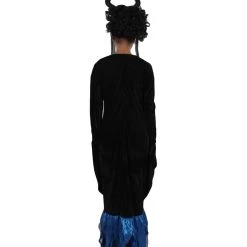 HPO Adult Women Lady Maleficent Costume | Black & Blue Halloween Costume 10 HPO Adult Women Lady Maleficent Costume | Black & Blue Halloween Costume
