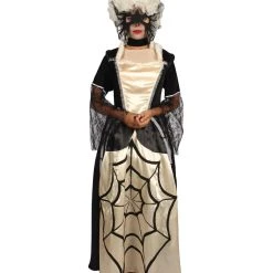 HPO Men's Adult Women Spider Baroness Costume | Black & White Cosplay Halloween Costume