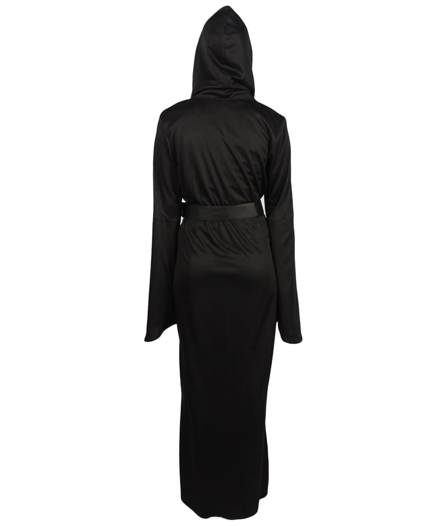 HPO Adult Women Grim Reaper Costume | Black Halloween Costume Men's 4 HPO Adult Women Grim Reaper Costume | Black Halloween Costume Men's