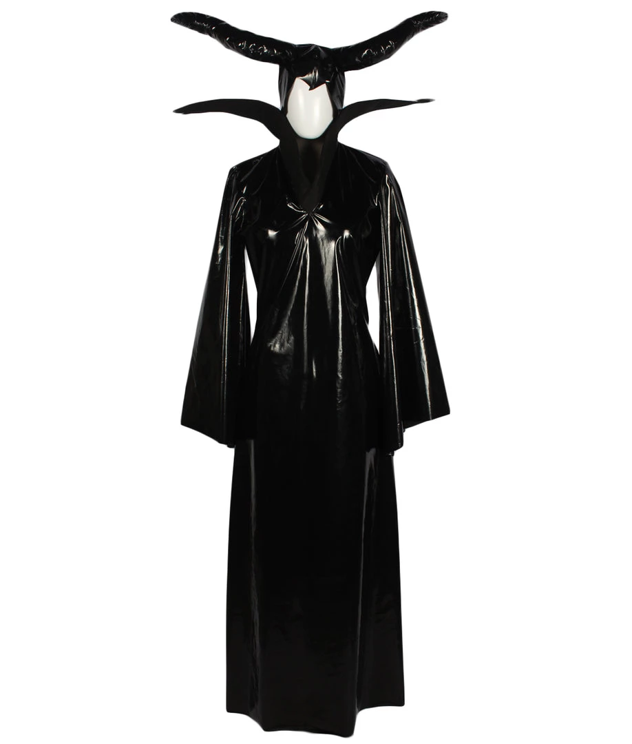 HPO Adult Women Maleficent Costume | Black Cosplay Halloween Costume Men's 1 HPO Adult Women Maleficent Costume | Black Cosplay Halloween Costume Men's
