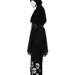 HPO Adult Women Black Magic Paramour Costume | Black Cosplay Halloween Costume Men's