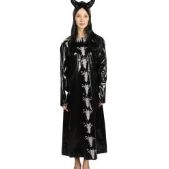 HPO Adult Women Maleficent Costume | Black Halloween Costume