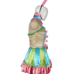 HPO Adult Women Vintage Clown Costume | Multicolored Halloween Costume Men's