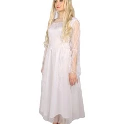 HPO Men's Adult Women Maleficent Costume | White Cosplay Costume 10 HPO Men's Adult Women Maleficent Costume | White Cosplay Costume
