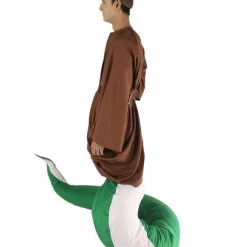 HPO Serpant Monk | Men's White Brown And Green Straight Serpant Monk Cosplay Halloween Costume 9 HPO Serpant Monk | Men's White Brown And Green Straight Serpant Monk Cosplay Halloween Costume