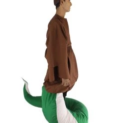 HPO Serpant Monk | Men's White Brown And Green Straight Serpant Monk Cosplay Halloween Costume 11 HPO Serpant Monk | Men's White Brown And Green Straight Serpant Monk Cosplay Halloween Costume