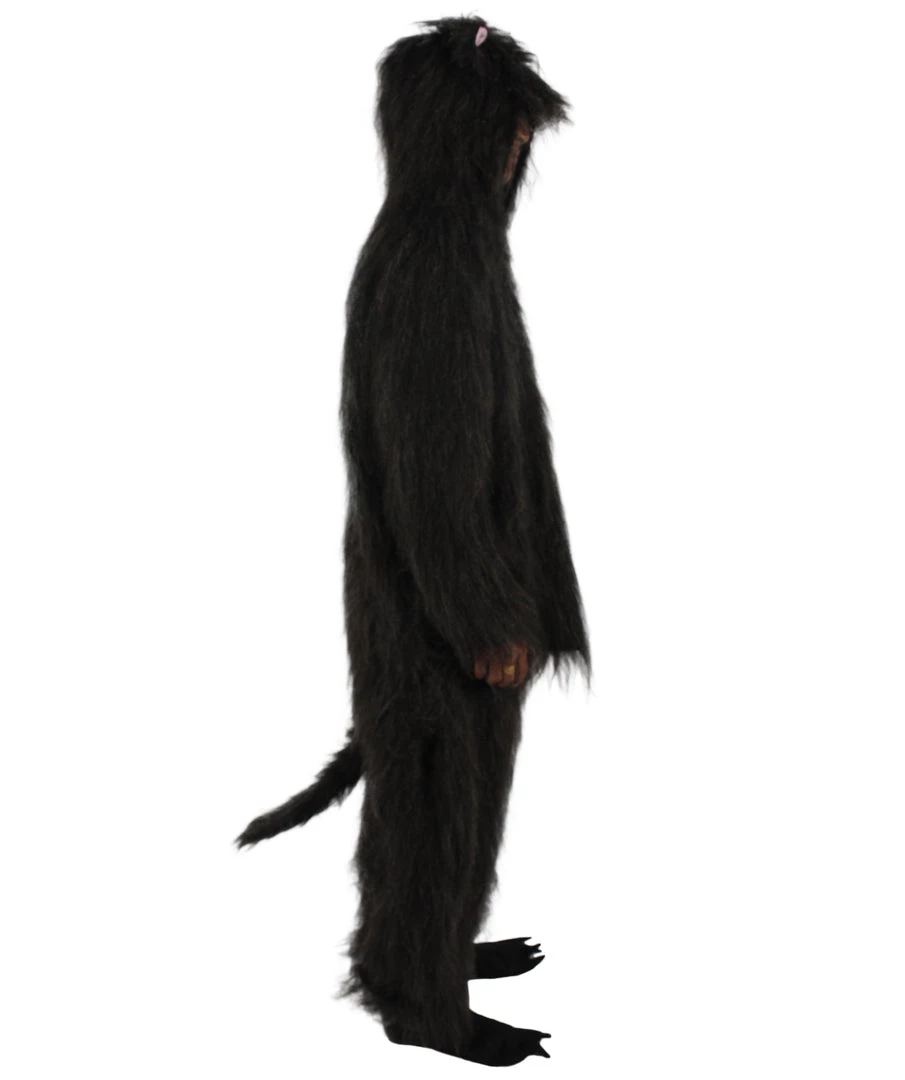 HPO Koala Bear Costume With Hood And Tail - Long Synthetic Fibers 5 HPO Koala Bear Costume With Hood And Tail - Long Synthetic Fibers