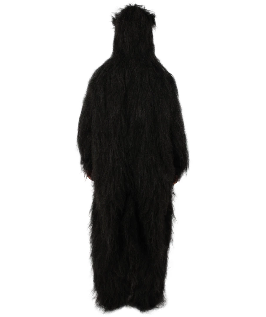 HPO Koala Bear Costume With Hood And Tail - Long Synthetic Fibers 4 HPO Koala Bear Costume With Hood And Tail - Long Synthetic Fibers