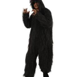 HPO Koala Bear Costume With Hood And Tail - Long Synthetic Fibers