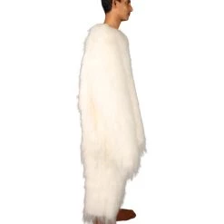 Men's HPO White Swan Costume - Long Synthetic Fibers