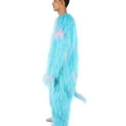 HPO Blue And Pink Scare Monster Costume - Long Synthetic Fibers Men's