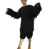 HPO White And Black Eagle Costume - Long Synthetic Fibers