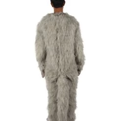 HPO White And Grey Civet Cat Costume - Long Synthetic Fibers 12 HPO White And Grey Civet Cat Costume - Long Synthetic Fibers