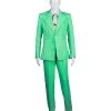 HPO 70's Rock Star | Powder Blue Suit With Dickie And Tie | Premium Halloween Costume | Multiple Color Options Men's
