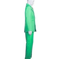 HPO 70's Rock Star | Powder Blue Suit With Dickie And Tie | Premium Halloween Costume | Multiple Color Options Men's 64 HPO 70's Rock Star | Powder Blue Suit With Dickie And Tie | Premium Halloween Costume | Multiple Color Options Men's