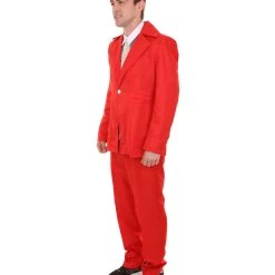 HPO 70's Rock Star | Powder Blue Suit With Dickie And Tie | Premium Halloween Costume | Multiple Color Options Men's 75 HPO 70's Rock Star | Powder Blue Suit With Dickie And Tie | Premium Halloween Costume | Multiple Color Options Men's