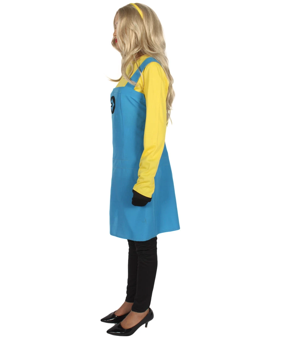 HPO Adult Women's Movie Costume | Yellow & Blue Halloween Costume 4 HPO Adult Women's Movie Costume | Yellow & Blue Halloween Costume