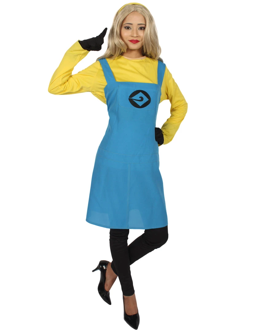 HPO Adult Women's Movie Costume | Yellow & Blue Halloween Costume 1 HPO Adult Women's Movie Costume | Yellow & Blue Halloween Costume