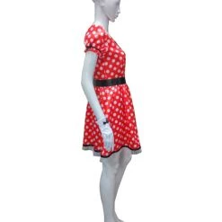 HPO Adult Women's Sassy Miss Mouse Costume | Red Halloween Costume