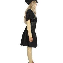 HPO Adult Women's Police Officer Costume | Black Cosplay Costume