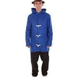 HPO Adult Men's London Bear Celebrity Movie Costume | Blue Halloween Costume