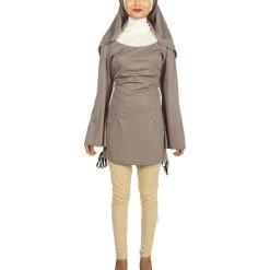 HPO Adult Women's Naughty Nun Costume | Grey Cosplay Costume