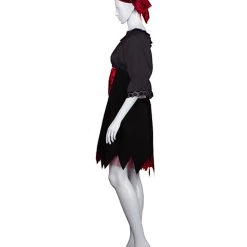 HPO Adult Women's Sexy Pirate Costume | Black Cosplay Costume