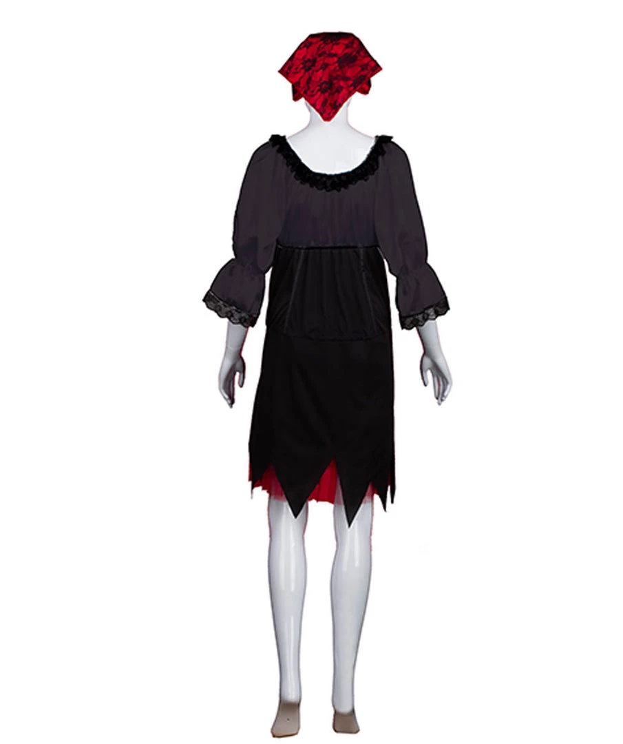 HPO Adult Women's Sexy Pirate Costume | Black Cosplay Costume 3 HPO Adult Women's Sexy Pirate Costume | Black Cosplay Costume