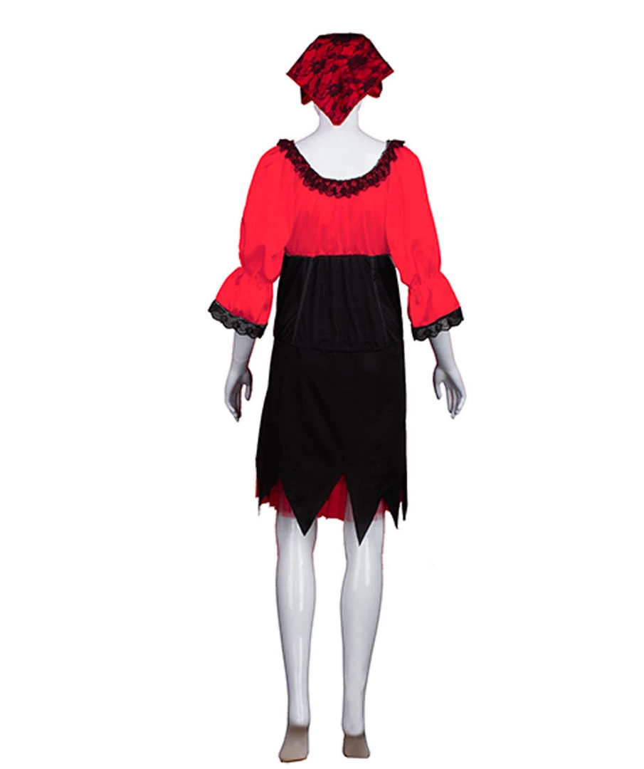 HPO Adult Women's Sexy Pirate Costume | Red Cosplay Costume 3 HPO Adult Women's Sexy Pirate Costume | Red Cosplay Costume