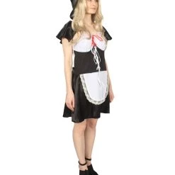 HPO Adult Women's Hot Carton Costume | Black Cosplay Costume