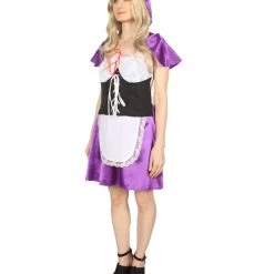 HPO Adult Women's Hot Riding Hood Costume | Lt Purple Cosplay Costume 10 HPO Adult Women's Hot Riding Hood Costume | Lt Purple Cosplay Costume