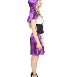HPO Adult Women's Hot Riding Hood Costume | Lt Purple Cosplay Costume 13 HPO Adult Women's Hot Riding Hood Costume | Lt Purple Cosplay Costume