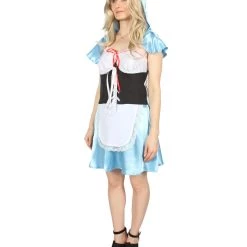 HPO Adult Women's Hot Carton Costume | Lt Blue Cosplay Costume 10 HPO Adult Women's Hot Carton Costume | Lt Blue Cosplay Costume