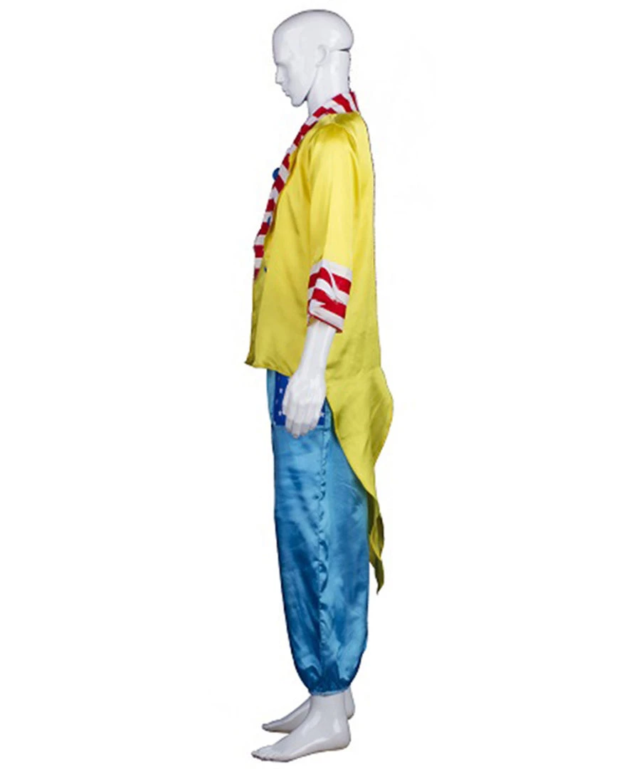 HPO Adult Men's Wicked Clown Master 2Pc Costume | Multi Color Cosplay Costume 2 HPO Adult Men's Wicked Clown Master 2Pc Costume | Multi Color Cosplay Costume