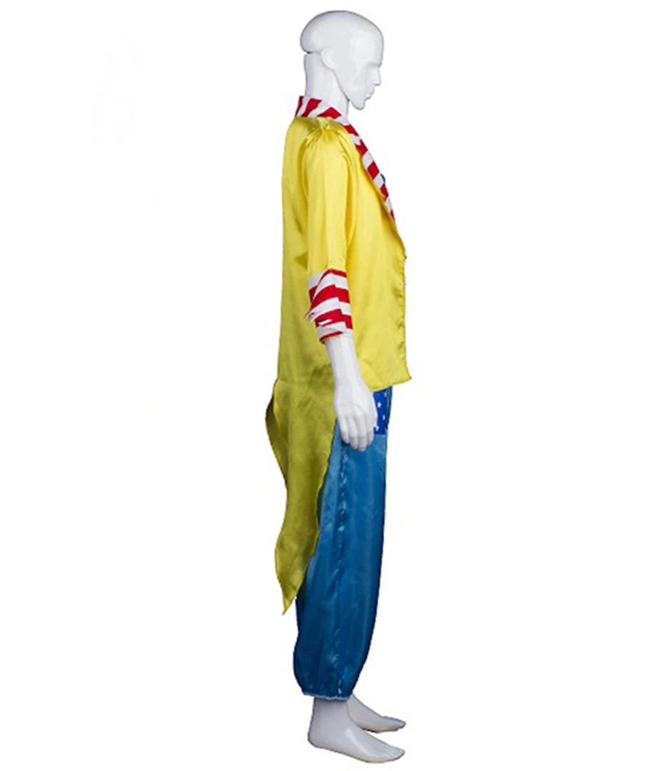 HPO Adult Men's Wicked Clown Master 2Pc Costume | Multi Color Cosplay Costume 4 HPO Adult Men's Wicked Clown Master 2Pc Costume | Multi Color Cosplay Costume