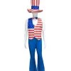 HPO Adult Men's Patriot Man Kit 3 Pc Costume | Patriotic Multi Color Cosplay Costumes