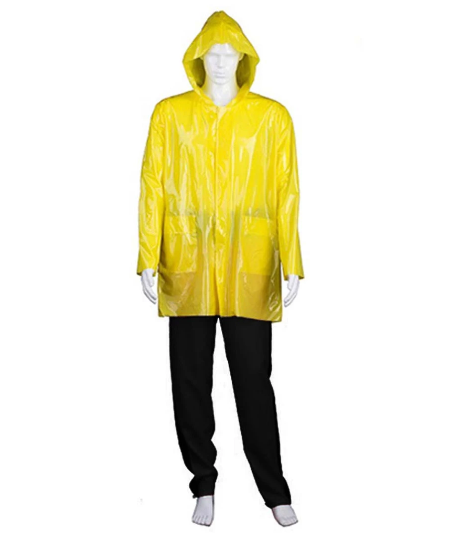 HPO Adult Men's Costume For Cosplay Raincoat Costume | Yellow Halloween Costume 1 HPO Adult Men's Costume For Cosplay Raincoat Costume | Yellow Halloween Costume