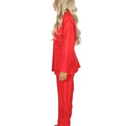 HPO Adult Women's Deluxe Party Devil Suit Costume | Red Cosplay Costume 11 HPO Adult Women's Deluxe Party Devil Suit Costume | Red Cosplay Costume