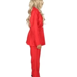 HPO Adult Women's Deluxe Party Devil Suit Costume | Red Cosplay Costume 13 HPO Adult Women's Deluxe Party Devil Suit Costume | Red Cosplay Costume