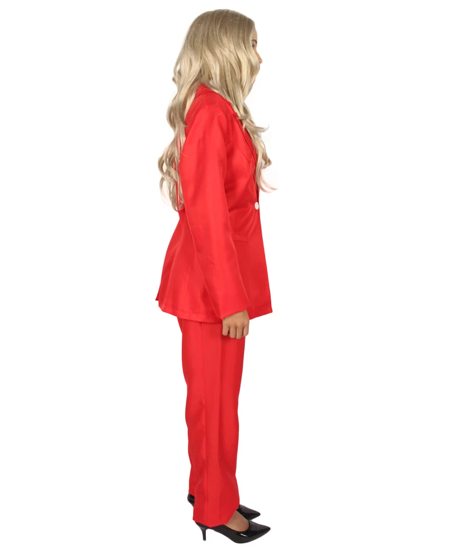 HPO Adult Women's Deluxe Party Devil Suit Costume | Red Cosplay Costume 6 HPO Adult Women's Deluxe Party Devil Suit Costume | Red Cosplay Costume