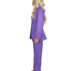 HPO Adult Women's EXCLUSIVE! Deluxe Singer Party Suit Costume | Purple Cosplay Costume