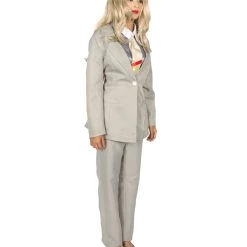 HPO Adult Women's EXCLUSIVE! Deluxe Singer Party Suit Costume | Grey Cosplay Costume 14 HPO Adult Women's EXCLUSIVE! Deluxe Singer Party Suit Costume | Grey Cosplay Costume