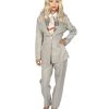 HPO Adult Women's EXCLUSIVE! Deluxe Singer Party Suit Costume | Grey Cosplay Costume